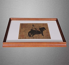 白山市书画装裱配框服务案例