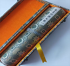 白山市书画装裱案例